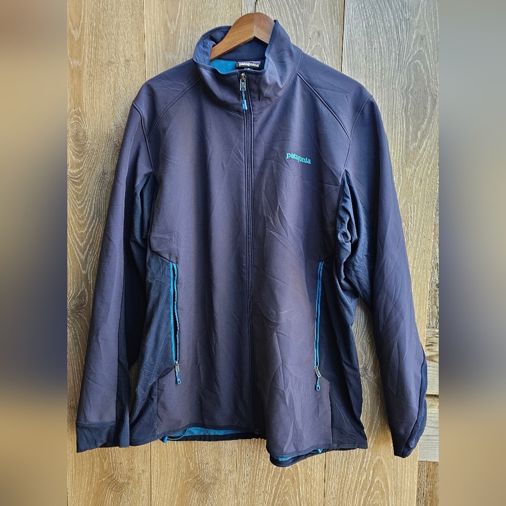 Patagonia XL Polartec Jacket Wind Block Water Resistant Fleece Lining Insulted